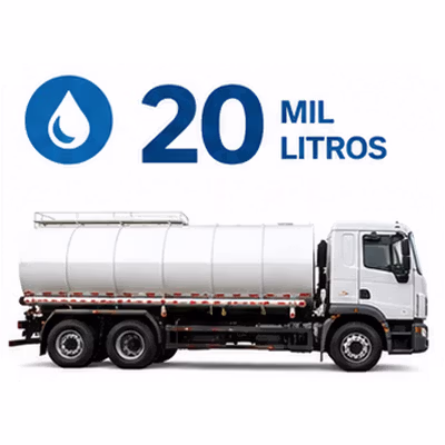 Caminhão de água potável 20 litros